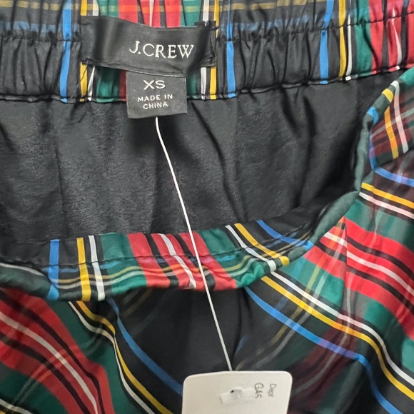 RARE NWT J. Crew Tiered Maxi Skirt in Black Stewart Tartan Taffeta - Size XS - Picture 12 of 15